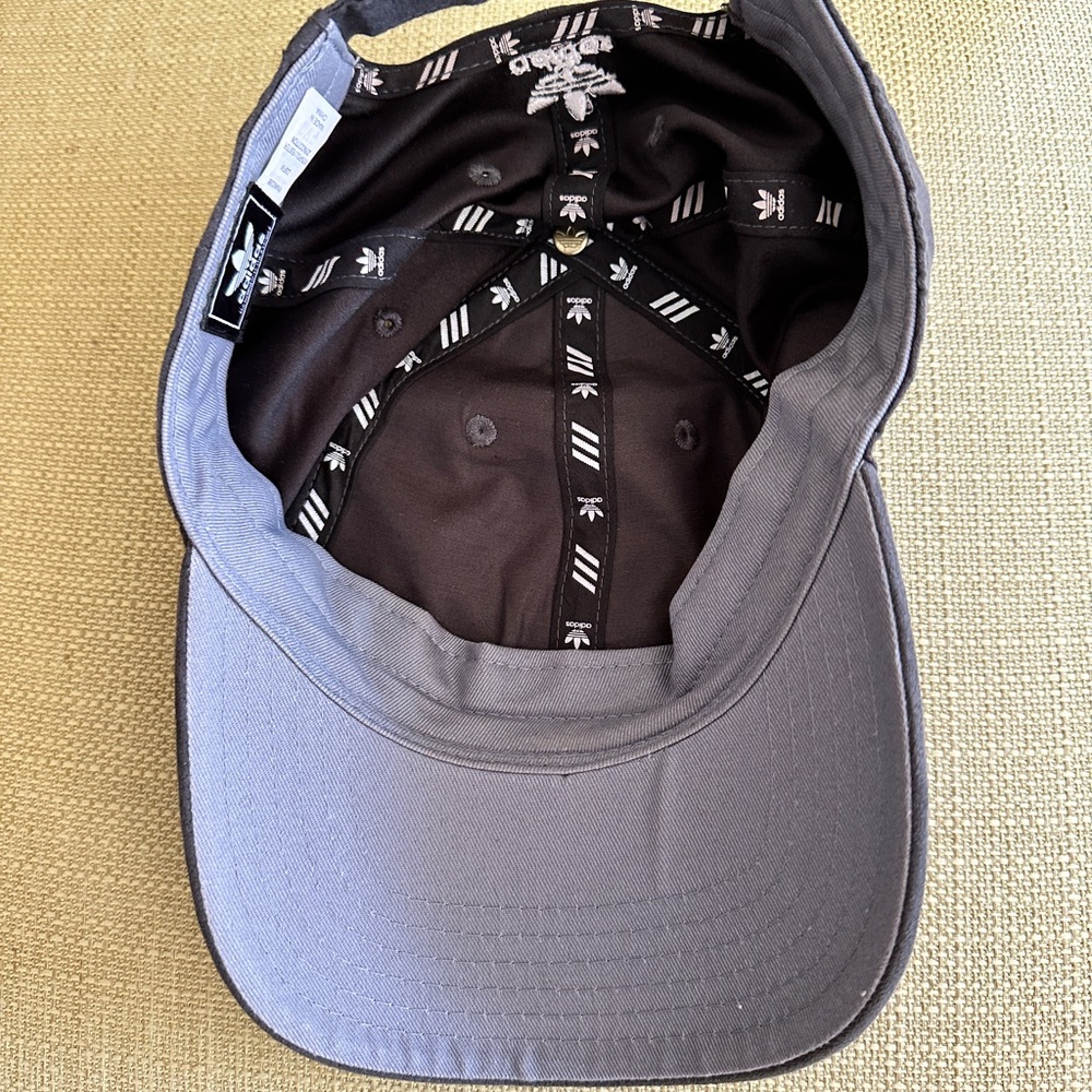 Adidas Dark Gray Cap with White Logo - Picture 3 of 3